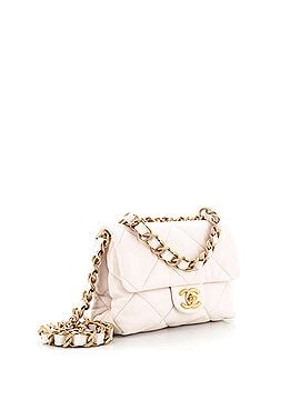 Chanel CC Bar Chain Handle Flap Bag Quilted Lambskin Small (view 2)