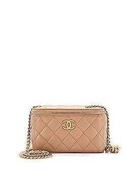 Chanel All Slide Long Vanity Case with Chain Quilted Lambskin Small (view 1)