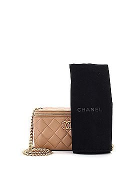 Chanel All Slide Long Vanity Case with Chain Quilted Lambskin Small (view 2)