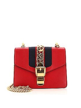 Gucci Sylvie Chain Shoulder Bag Leather Mini (view 1)