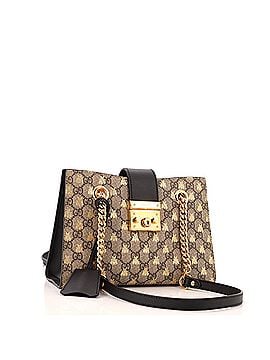 Gucci Padlock Chain Tote Printed GG Coated Canvas Small (view 2)