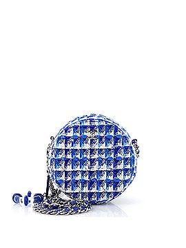 Chanel Lifesaver Round Clutch with Chain Quilted Tweed (view 1)