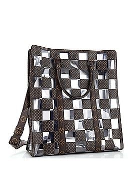 Louis Vuitton Sac Plat Bag Monogram Chess Coated Canvas and PVC (view 2)