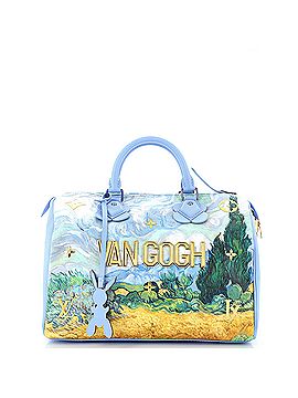 Louis Vuitton Speedy Handbag Limited Edition Jeff Koons Van Gogh Print Canvas 30 (view 1)