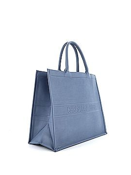 Christian Dior Book Tote Embossed Leather Large (view 2)