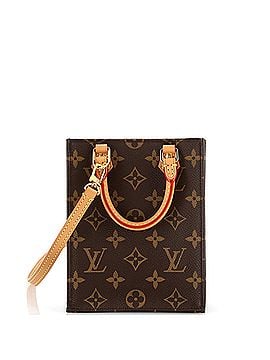 Louis Vuitton Petit Sac Plat Bag Monogram Canvas (view 1)
