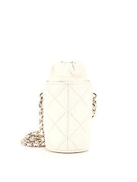 Chanel Drawstring Bucket with Chain Quilted Lambskin Mini (view 2)
