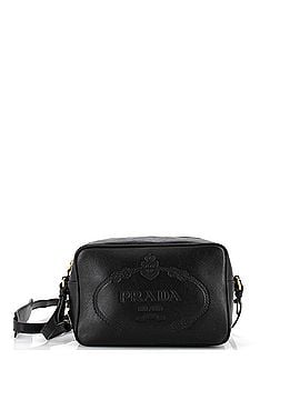 Prada Logo Camera Bag Embossed Leather Small (view 1)