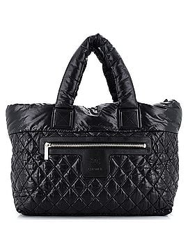 Chanel Coco Cocoon Zipped Tote Quilted Nylon Large (view 1)