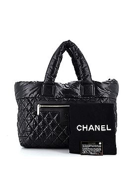 Chanel Coco Cocoon Zipped Tote Quilted Nylon Large (view 2)