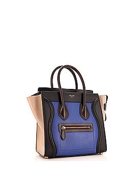 Céline Tricolor Luggage Bag Leather Micro (view 2)