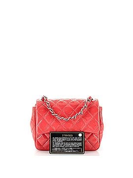 Chanel Square Classic Single Flap Bag Quilted Patent Mini (view 2)