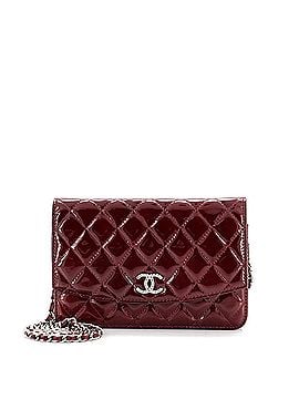 Chanel Brilliant Wallet on Chain Quilted Patent (view 1)