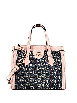 Gucci Ophidia Top Handle Tote Printed GG Denim Small (view 1)