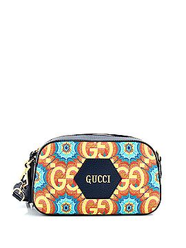 Gucci Aria 100th Anniversary Camera Messenger Bag Kaleidoscope Print GG Coated Canvas Small (view 1)