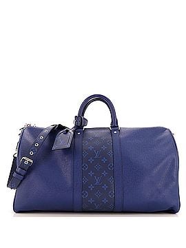 Louis Vuitton Keepall Bandouliere Bag Monogram Taigarama 50 (view 1)