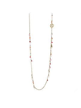 Chanel CC Long Necklace Faux Pearls and Beads (view 1)