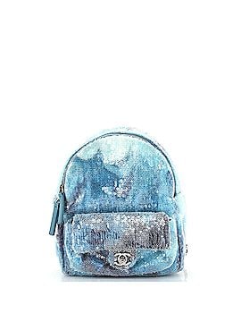 Chanel Waterfall Backpack Sequins with Leather Mini (view 1)