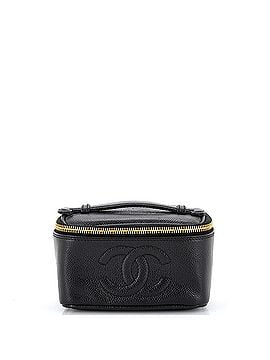 Chanel Vintage Timeless Cosmetic Case Caviar Small (view 1)