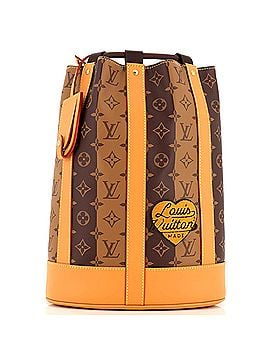 Louis Vuitton Nigo Randonnee Backpack Limited Edition Stripes Monogram Canvas (view 1)