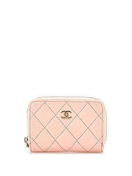 Chanel CC Zip Coin Purse Quilted Caviar Small (view 1)