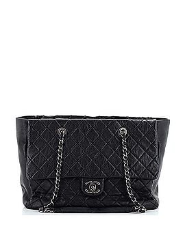 Chanel Front Pocket Shopping Tote Quilted Calfskin Medium (view 1)