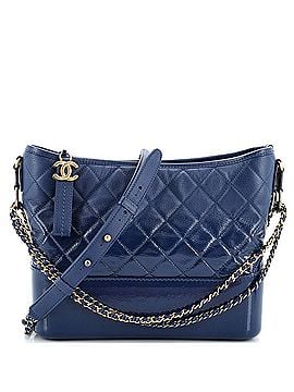 Chanel Gabrielle Hobo Quilted Goatskin and Patent Medium (view 1)