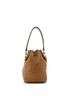 Fendi 100% Leather Brown Mon Tresor Bucket Bag Zucca Embossed Leather Mini One Size - photo 3