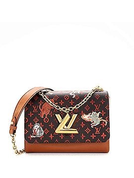 Louis Vuitton Twist Handbag Limited Edition Grace Coddington Catogram Canvas MM (view 1)