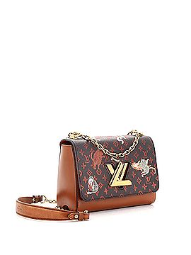 Louis Vuitton Twist Handbag Limited Edition Grace Coddington Catogram Canvas MM (view 2)