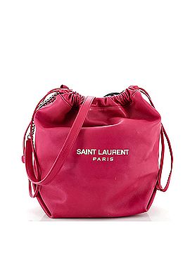 Saint Laurent Teddy Bucket Bag Leather Large (view 1)