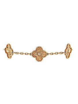 Van Cleef & Arpels Vintage Alhambra 5 Motifs Bracelet 18K Rose Gold (view 1)