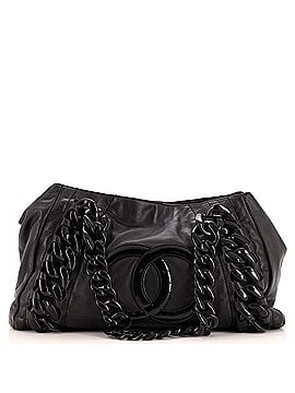 Chanel Resin Modern Chain Tote Calfskin East West (view 1)