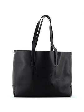 Burberry Motif Tote Embossed Leather Medium (view 1)