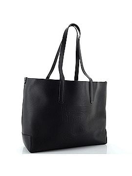 Burberry Motif Tote Embossed Leather Medium (view 2)