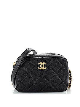 Chanel Chain Melody Camera Bag Quilted Caviar Small (view 1)