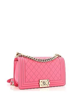 Chanel Boy Flap Bag Quilted Lambskin Old Medium (view 2)