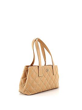 Chanel Surpique Compartment Tote Quilted Leather Medium (view 2)