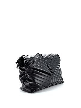 Saint Laurent Loulou Shoulder Bag Matelasse Chevron Leather Large (view 2)