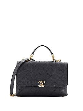 Chanel Chic Affinity Top Handle Bag Stitched Caviar Small (view 1)