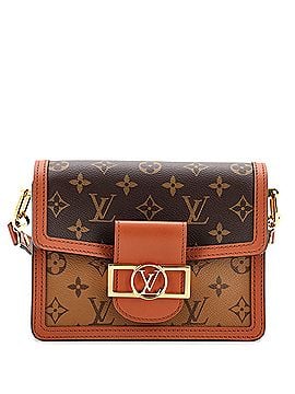 Louis Vuitton Dauphine Shoulder Bag Reverse Monogram Canvas Mini (view 1)