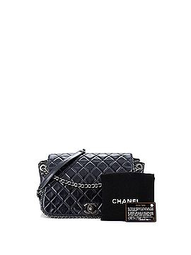 Chanel Chain Around Accordion Flap Bag Quilted Leather Medium (view 2)