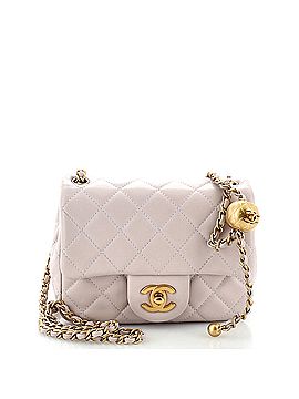 Chanel Pearl Crush Square Flap Bag Quilted Lambskin Mini (view 1)