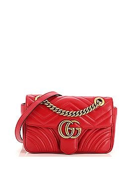 Gucci GG Marmont Flap Bag Matelasse Leather Mini (view 1)