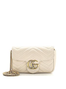 Gucci GG Marmont Flap Bag Matelasse Leather Super Mini (view 1)
