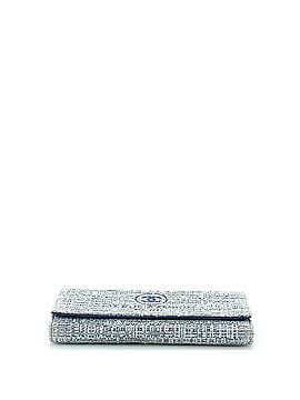 Chanel Deauville Flap Wallet Raffia Long (view 2)