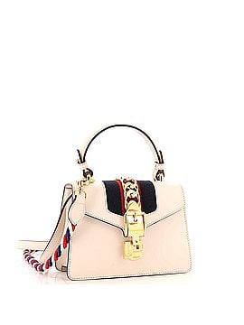 Gucci Sylvie Top Handle Bag Leather Mini (view 2)