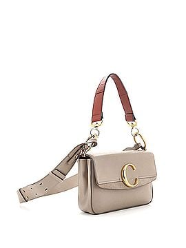 Chloé C Double Carry Bag Leather Small (view 2)