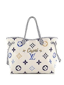 Louis Vuitton Neverfull NM Tote Limited Edition Cities By The Pool Monogram Watercolor Giant GM (view 1)