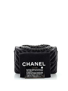 Chanel So Black Reissue 2.55 Flap Bag Chevron Aged Calfskin Mini (view 2)
